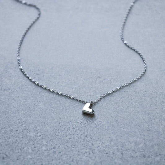 cuore necklace silver